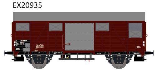 Exact-Train 20935 SBB CFF Gs K4 EUROP mit aluminium Luftklappen Epoche IV Nr. 1202 806-1